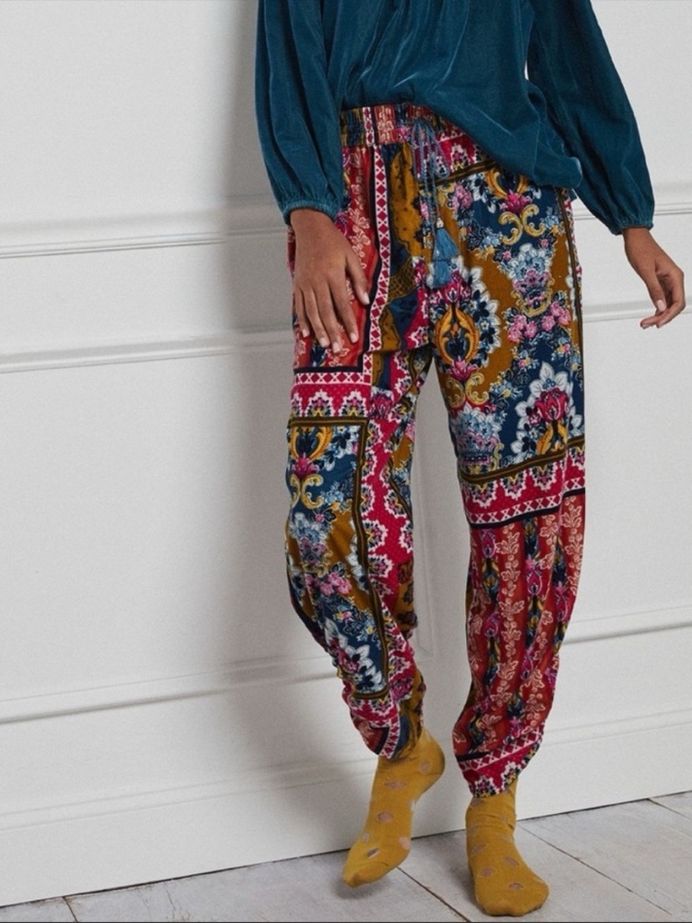 Zadie velvet jogger M